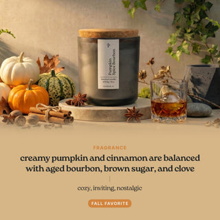 Pumpkin Spice Bourbon candle scent notes